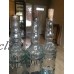 3 Decorative Tall Glass Bottles    302840416620